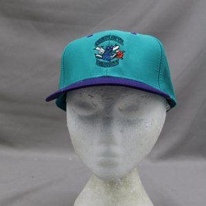 Charlotte Hornets Hat (VTG) - Two Tone by Midway - Adult Snapback - New With Tag